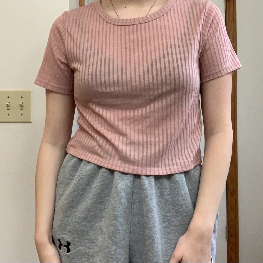 Forever 21 Pink Crop Top